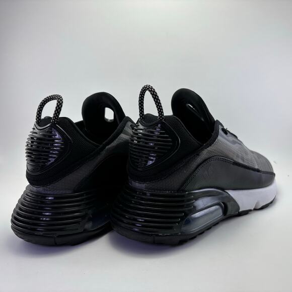 NIKE AirMax 2090 Black/White/Black Running Shoes Womens Size 8.5 - Picture 8 of 11